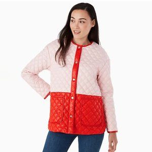 🌟 NWT🌟 Kate Spade - Colorblock quilted coat